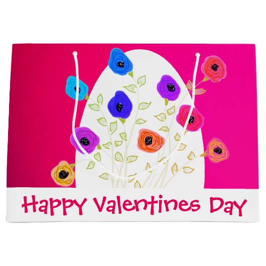 Fijne Valentijnse cadeau voor grote cadeaus Groot Cadeauzakje (Voorkant)