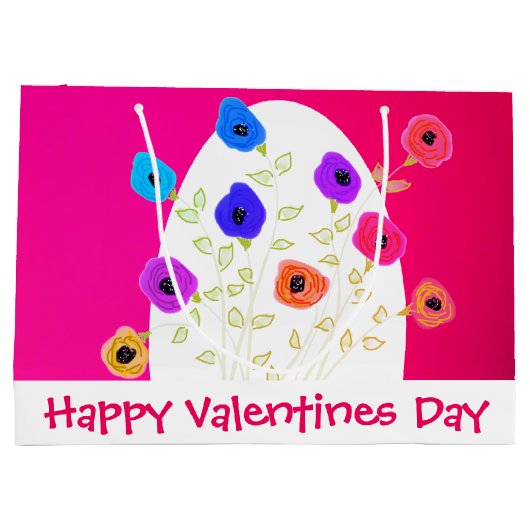 Fijne Valentijnse cadeau voor grote cadeaus Groot Cadeauzakje (Achterkant)