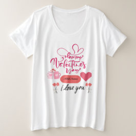 Fijne Valentijnse "I Love You" T-shirt