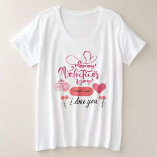 Fijne Valentijnse "I Love You" T-shirt