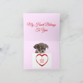 Fijne Valentijnskaart Bedankkaart (Binnen)