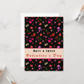 Fijne Valentijnskaart Kaart (Voorkant / Achterkant in situ)