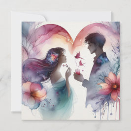 Fijne Valentijnskaart Liefde Kaart