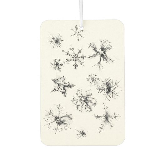 Fijne vallende sneeuwvlokken luchtverfrisser (Voorkant)