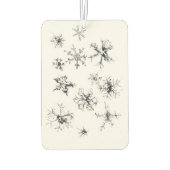 Fijne vallende sneeuwvlokken luchtverfrisser (Achterkant)