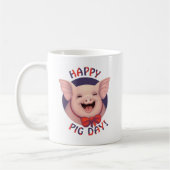Fijne varkensdag! koffiemok (Links)