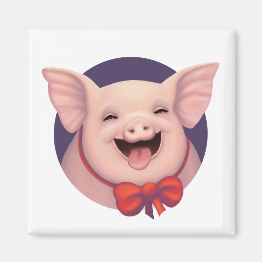 Fijne varkensdag! magneet (Voorkant)