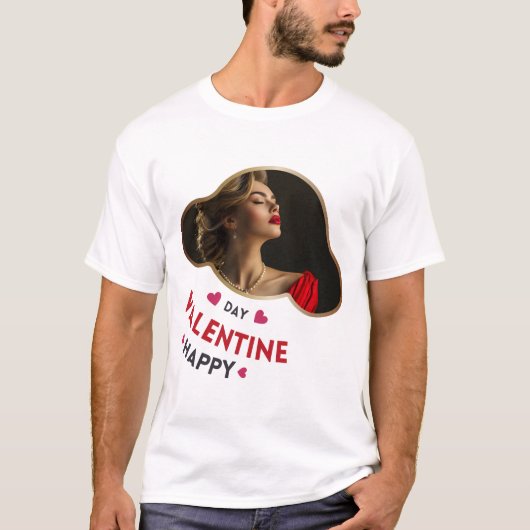 Fijne Velentijnsdag - Smitten T-shirt (Voorkant)