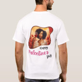 Fijne Velentine's Day - Liefdevolle zielsverwant T-shirt (Achterkant)