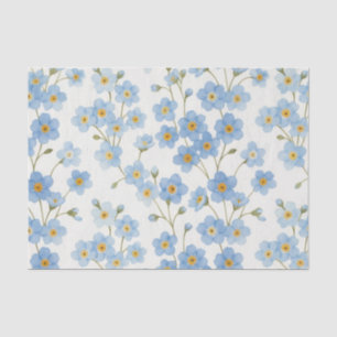 Fijne Vergeet-mij-nietje Paas Tissue Papier