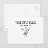 Fijne verjaardag 30 jaar iets briefkaart (Voorkant / Achterkant)