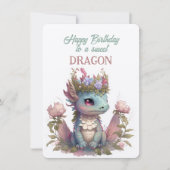 Fijne verjaardag aan een lieve DRAAK (Voorkant)