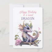 Fijne verjaardag aan een lieve DRAAK (Voorkant)