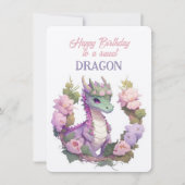 Fijne verjaardag aan een lieve DRAAK (Voorkant)