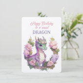 Fijne verjaardag aan een lieve DRAAK (Staand voorkant)