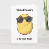 Fijne verjaardag aan mijn Aardappel Muffin Grappig Kaart (Voorkant)