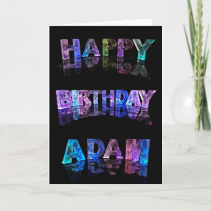 Fijne verjaardag Adam Kaart