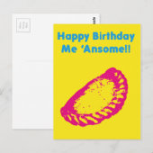 Fijne verjaardag Ansome Briefkaart (Voorkant / Achterkant)