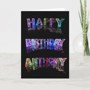 Fijne verjaardag Anthony Kaart