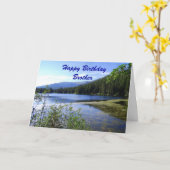 Fijne verjaardag, Beer Lake, Colorado Kaart (Gele Bloem)