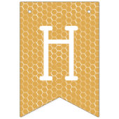 Fijne verjaardag bij de bij en de Honeycomb Vlaggetjes (Tweede vlag)