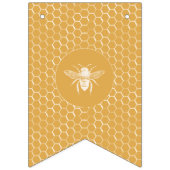 Fijne verjaardag bij de bij en de Honeycomb Vlaggetjes (Eerste vlag)