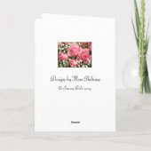 Fijne verjaardag Bloemen | Verticale Kaart (Achterkant)