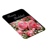 Fijne verjaardag Bloemen | Verticale Kaart Magneet (Rechterzijde)