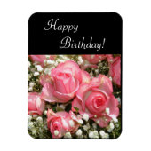 Fijne verjaardag Bloemen | Verticale Kaart Magneet (Verticaal)