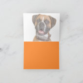 Fijne verjaardag Boxer Kaart (Binnen)