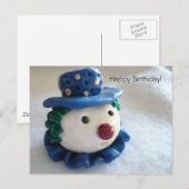 Fijne verjaardag! briefkaart (Voorkant / Achterkant)