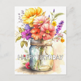 Fijne verjaardag briefkaart