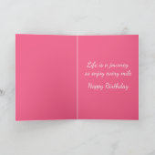 Fijne verjaardag bruine Labour Retriever Puppy Pin Kaart (Binnen)