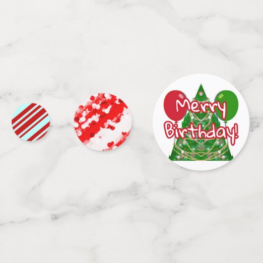 Fijne verjaardag confetti (Voorkanten)