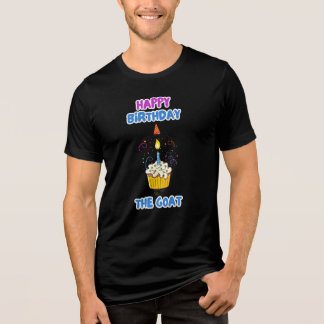 Fijne verjaardag De GOAT Grappige heren T-shirt | 