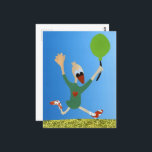 Fijne verjaardag eend hardlopen met ballon grappig briefkaart<br><div class="desc">Moedereend is een van mijn favoriete personages om mee te werken omdat ze de hoofdfiguur is in mijn zelfgeschreven en geïllustreerde kinderboek 'Moedereend is jarig.' Vandaar dat ik een hele collectie aan kaarten met haar heb gemaakt. Of het nou een verjaardag is, Halloween, Kerstmis of zomaar Moedereend verrast en inspireert...</div>