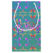 "Fijne verjaardag!" Faberge-achtig Klein Cadeauzakje (Achterkant)