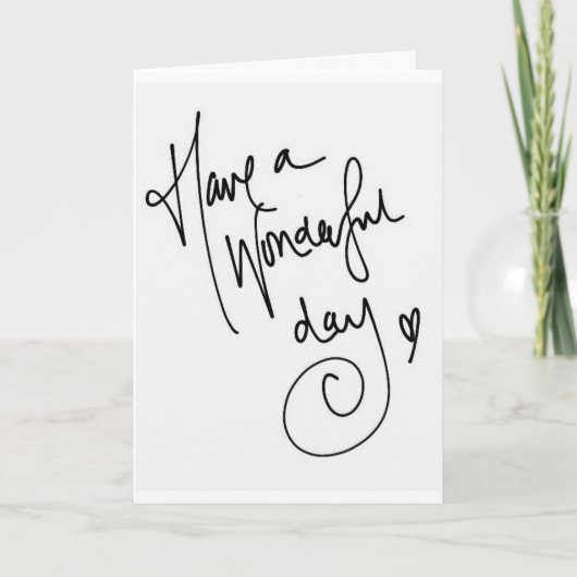 FIJNE VERJAARDAG/FIJNE DAG KAART (Voorkant)