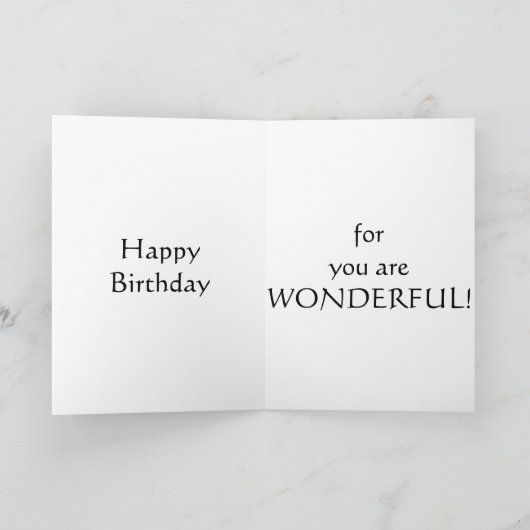 FIJNE VERJAARDAG/FIJNE DAG KAART (Binnen)