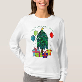 Fijne verjaardag, fijne kerst! t-shirt