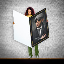 Fijne verjaardag Foto Aangepast 36 x 48 inch