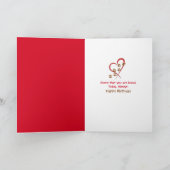 Fijne verjaardag Gouden Herriooit Kaart (Binnen)