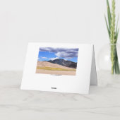 Fijne verjaardag, Great Sand Dunes, Colorado Kaart (Achterkant)