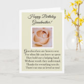 Fijne verjaardag grootmoeder kaart (Gele Bloem)