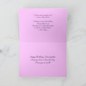 Fijne verjaardag grootmoeder Orchidee Card Kaart (Binnen)