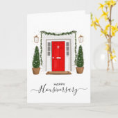 Fijne verjaardag herdenkingskaart kaart (Gele Bloem)