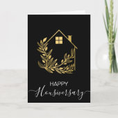 Fijne verjaardag herdenkingskaart kaart (Voorkant)