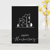 Fijne verjaardag herdenkingskaart kaart (Gele Bloem)