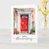 Fijne verjaardag herdenkingskaart kaart (Gele Bloem)