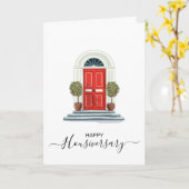 Fijne verjaardag herdenkingskaart kaart (Gele Bloem)